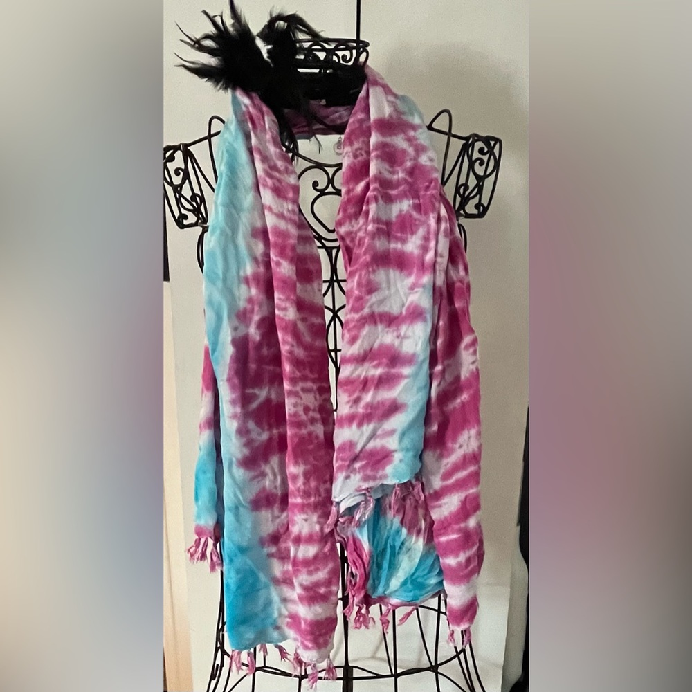 Tie-Dye Pink and Blue coverup